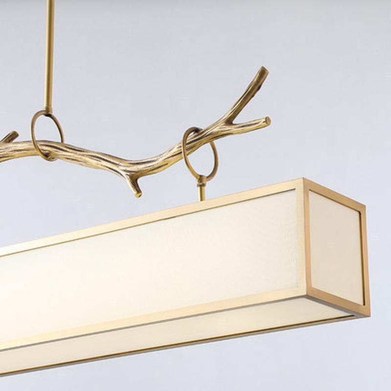 现代简约新中式茶室禅意吊灯设计师中国风别墅书房样板房led吊灯