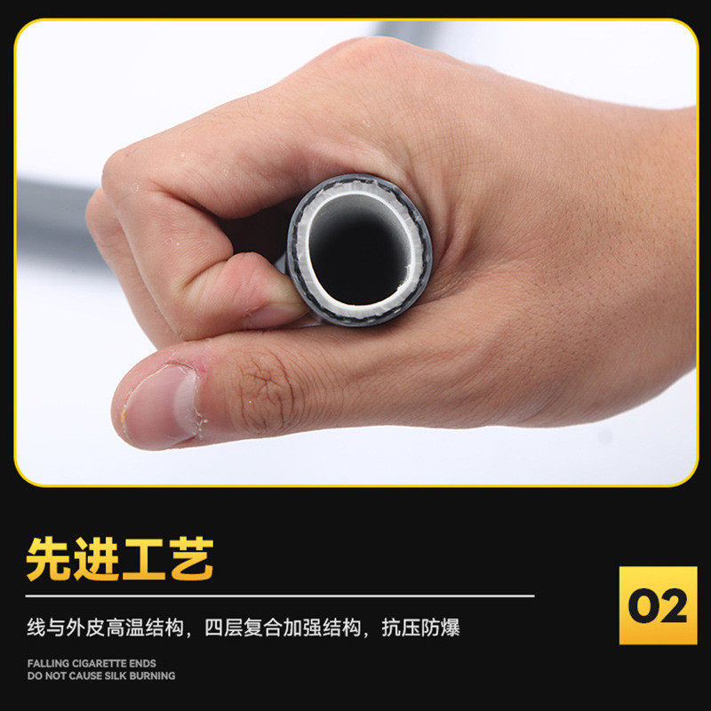 四胶两线软管水管高压家用浇花塑料自来水管农用灌溉pvc软管批发
