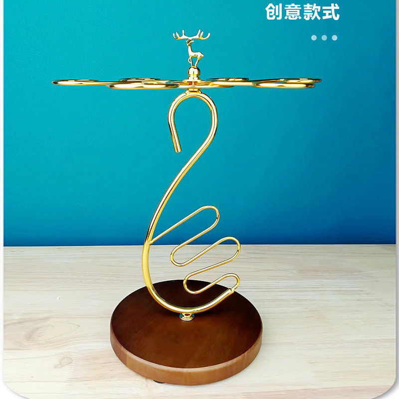 工厂直销红酒架摆件高脚杯架倒挂酒柜装饰品摆件收纳架红酒杯套装