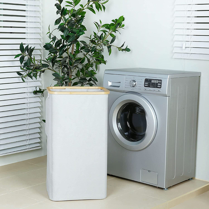 脏衣篓可折叠脏衣篮带盖脏衣服收纳箱牛津布家用浴室收纳桶洗衣篮