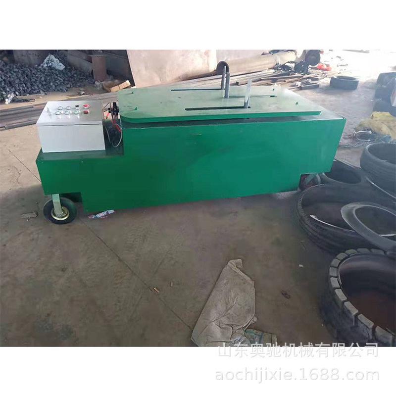 热销供应轮胎打包机全自动废旧轮胎套装机机套装汽车轮胎厂家