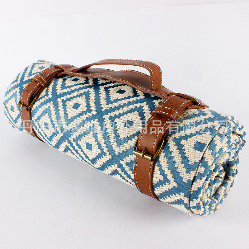 提花回文格野餐垫户外野营用品室内爬垫沙滩亲肤舒适柔软便携,户外/登山/野营/旅行用品,防潮垫,淘宝优惠券,粉丝福利购,淘宝优惠卷