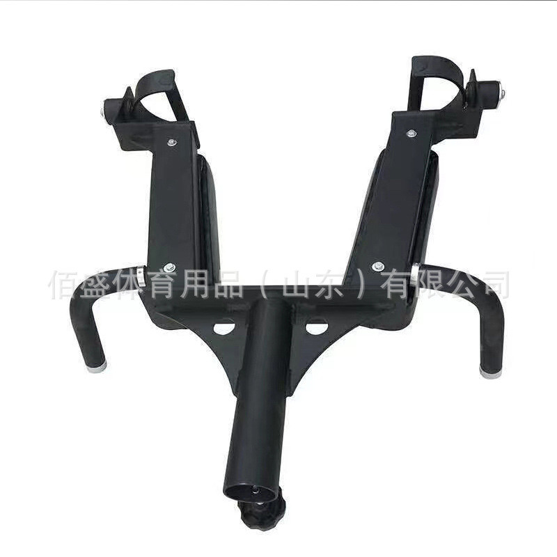 肩扛杠铃划船高位下拉把手深核心练背器材拉背健身爆发力蹲训练器