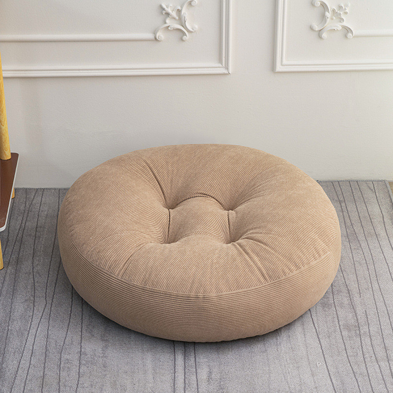 日式坐垫加厚圆形榻榻米垫子卧室客厅椅垫地上懒人蒲团飘窗美臀垫