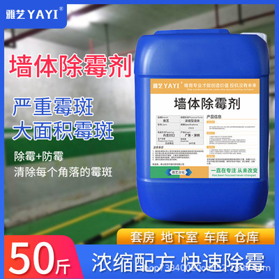 墙体除霉剂艺雅去霉剂白墙霉菌清除剂多功能除霉防霉变剂