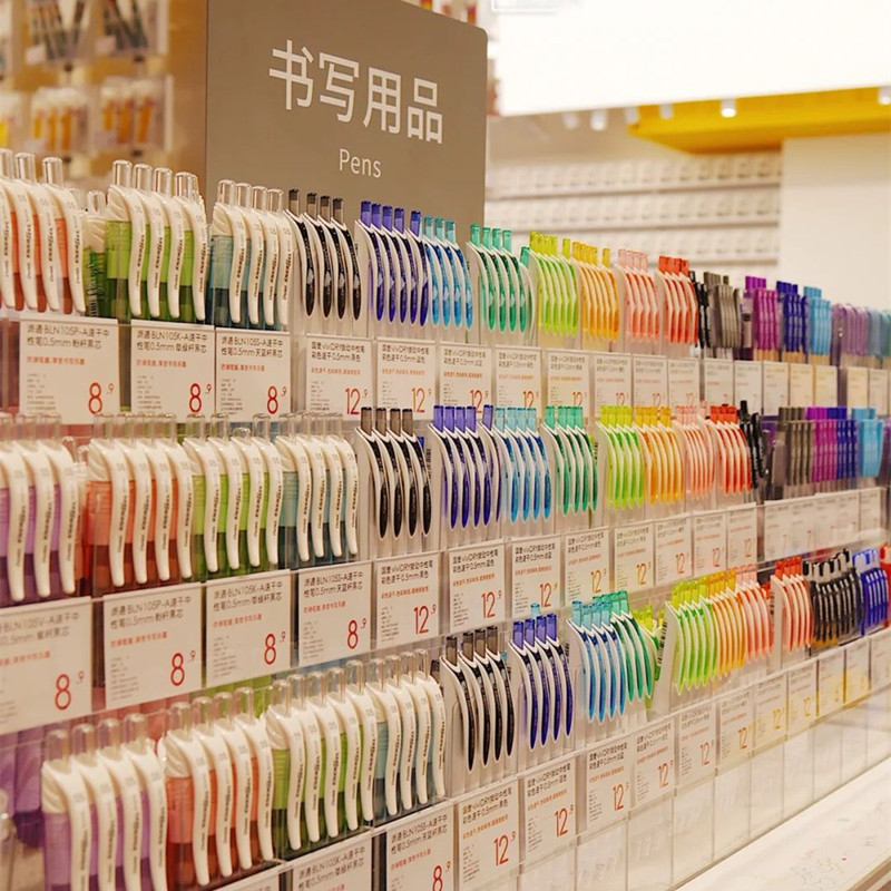 笔架亚克力上下手账本文具店商店便利店书店本册架陈列展示中性笔