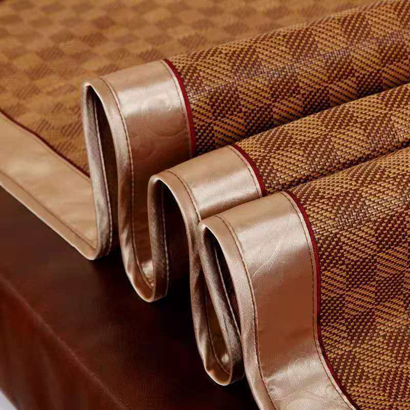 凉席藤席冰丝凉席1.8m床1.5双人床夏季0.9米可折叠草席子三件套,床上用品,藤席,淘宝优惠券,粉丝福利购,淘宝优惠卷