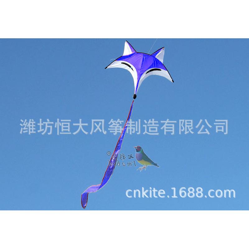 潍坊风筝狐狸风筝儿童喜爱的卡通foxkite风筝动物