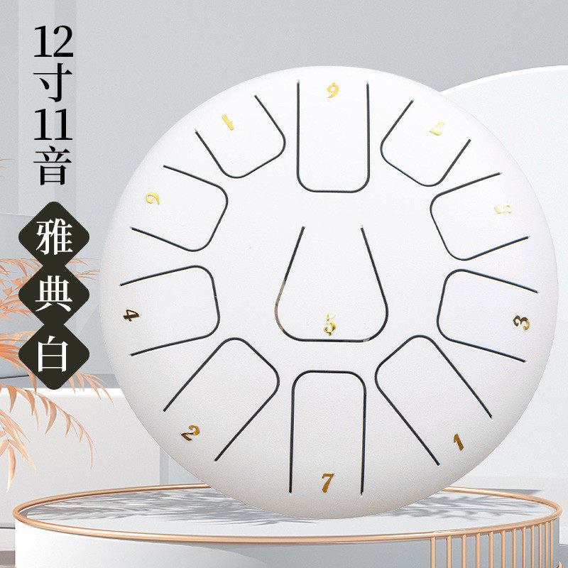 空灵鼓12寸11钢13音初学者音舌鼓专业儿童打击乐器手碟忘忧鼓