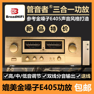 管音者参考金嗓子E405声音HIFI大功率发烧进口元件金封管家用功放