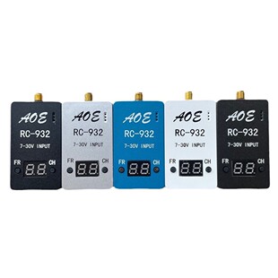 热销5.8g32频图rc932航拍接收机高灵敏度fpv点传无线音视频传输