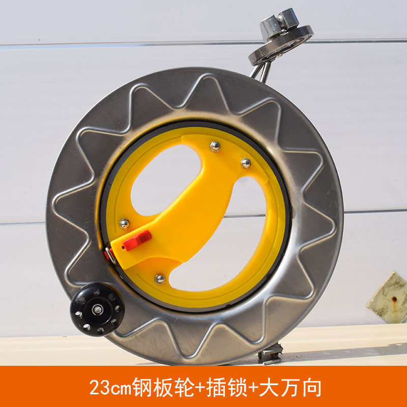 钢板轮潍坊轮不锈钢手握轮刹车带防倒转风筝专业高档轮好用大万向,运动/瑜伽/健身/球迷用品,风筝,淘宝优惠券,粉丝福利购,淘宝优惠卷