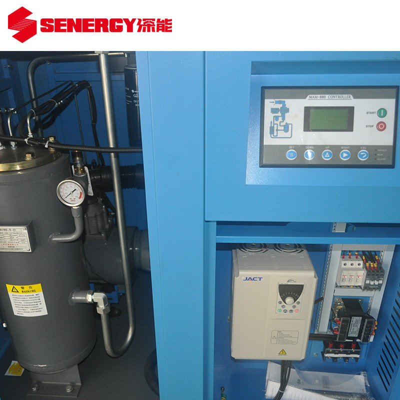 热销买得省不如用得省7.5/11KW变频螺杆式空压机充气泵低噪静音空