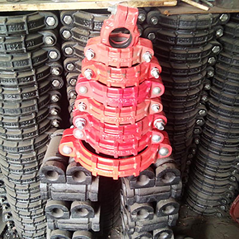 热销矿用卡箍接头krj133型卡箍式柔性肩型接头公称压力1.0-10.mpa