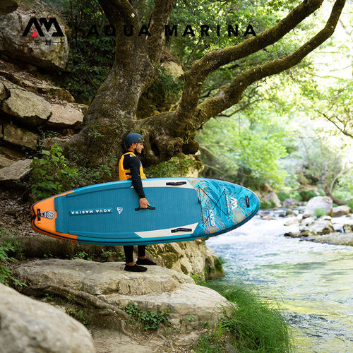 热销激浪/乐划aquamarina号白水漂流板sup充气桨板滑水板划水板冲