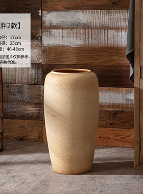 景德镇复古怀旧纯北欧大号花瓶创意客厅简约家居装饰摆件插假花枝