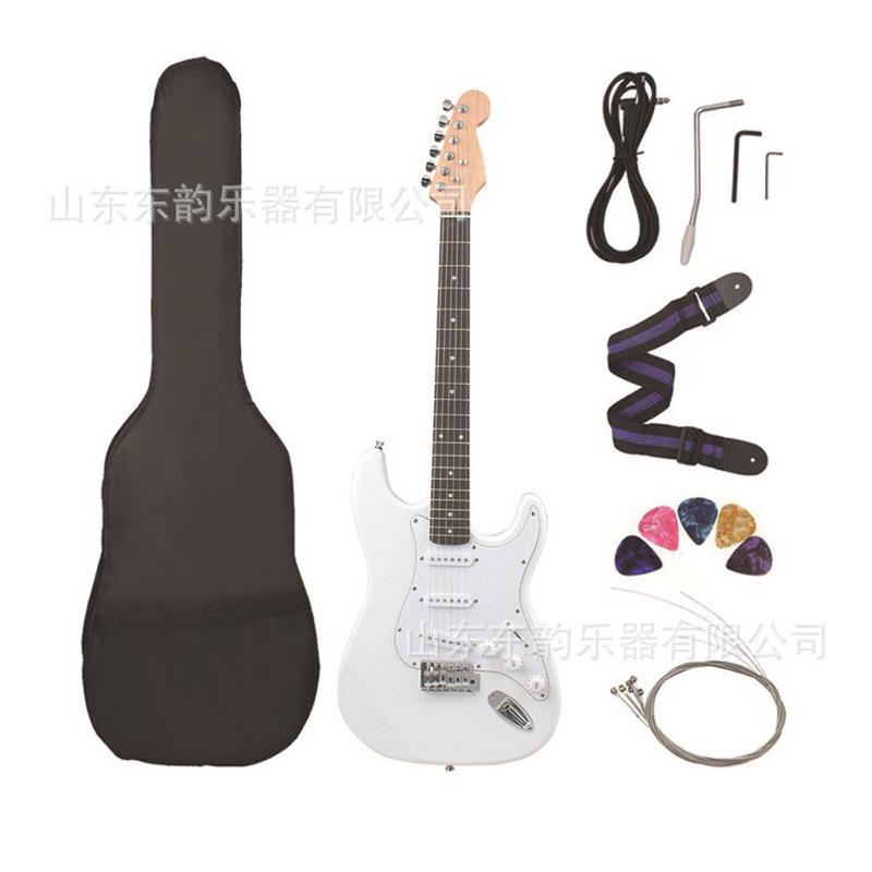热销跨境热卖；厂家经典款电吉他st批发22品电吉他电吉他套装