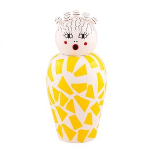 北欧客厅五大洲娃娃花瓶陶瓷简约创意设计师卧室桌面摆件