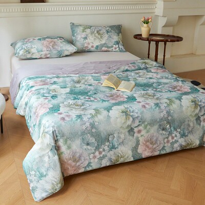 针织夏被空调被夏凉被1.8双人学生宿舍儿童夏季薄被薄被子家用