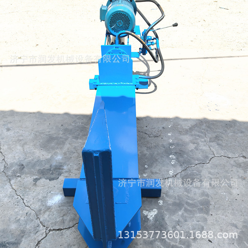 热销液压式全自动劈木机电动小型劈柴机树根木墩劈开机