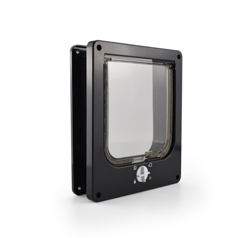 宠物用品 猫方向狗门洞 可控制出入门宠物门 猫犬舍 猫咪用品