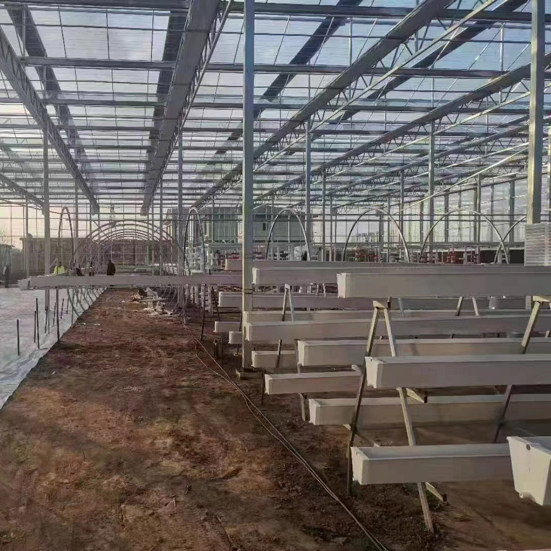 现货供应种植番茄栽培袋草莓立体大棚槽pvc白色椰糠栽培槽