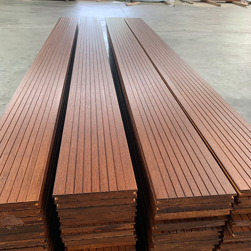 户外竹木地板重竹栗色面方防水景观深碳耐色防腐竹钢复合坐凳竹栏