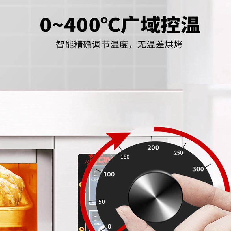 电烤箱商用机大型一二三层二四六九盘烤红薯披萨大容量燃气烤箱炉