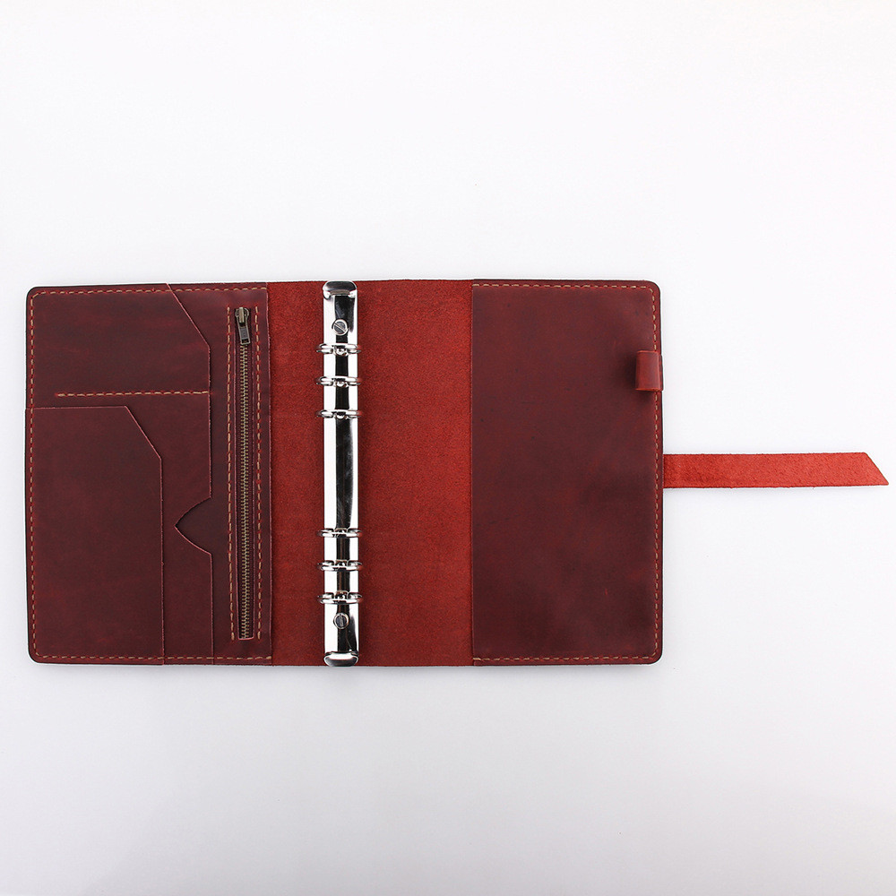 金属活页夹记事本笔记本a5复古手工制作可拆卸厂家直销