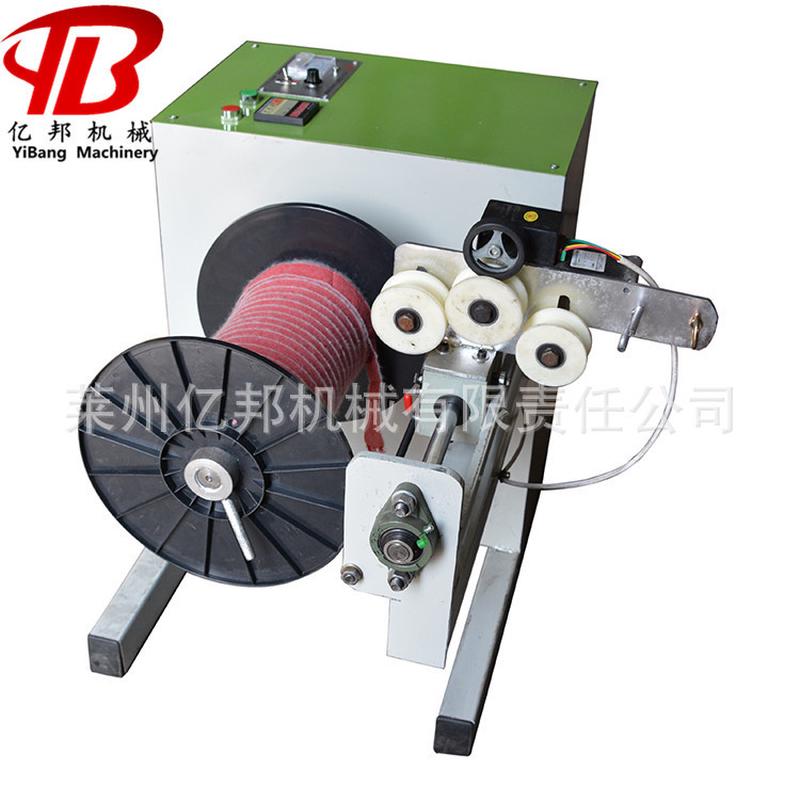 热销莱州亿邦经济实用型制绳机配套分卷复卷机大盘绳倒缠绕卷机