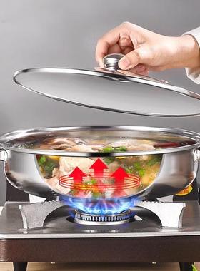 热销汤锅士.德汤锅byston不锈钢火锅多用锅大容量栢bst-108