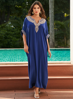 沙滩罩衫绳度假绣沙滩罩衫23123l（4色）