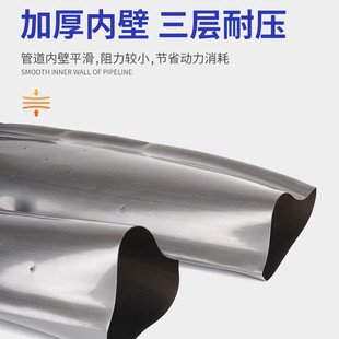 pe双层复合水带农用灌溉银灰色多孔带喷带滴灌带喷水软管微喷微