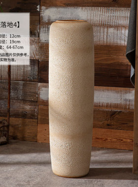 景德镇复古怀旧纯北欧大号花瓶创意假花简约家居装饰摆件插客厅枝