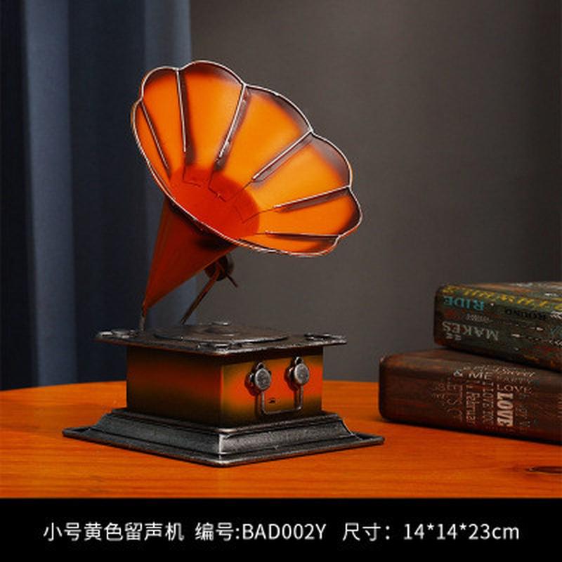 酒店留声机婚纱照仿古服装店橱窗展会办公桌模型民国风装饰样板间