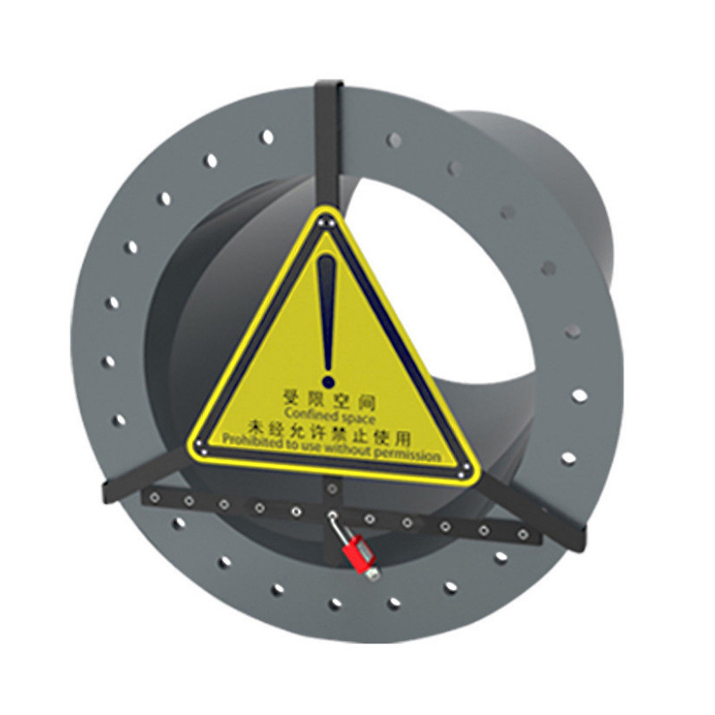 供应d72人孔布袋锁具袋安全标识工业受限空间孔管道入设备锁具