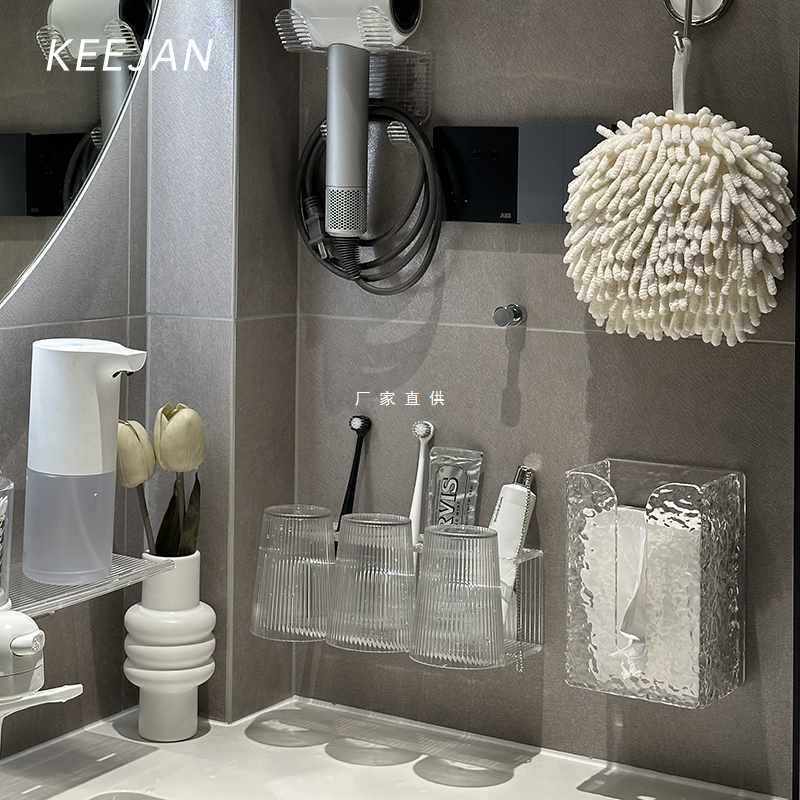 现货可批亚克力洗脸巾收纳盒壁挂式卫生间放置擦脸棉柔巾纸巾置物,收纳整理,桌面收纳盒,淘宝优惠券,粉丝福利购,淘宝优惠卷