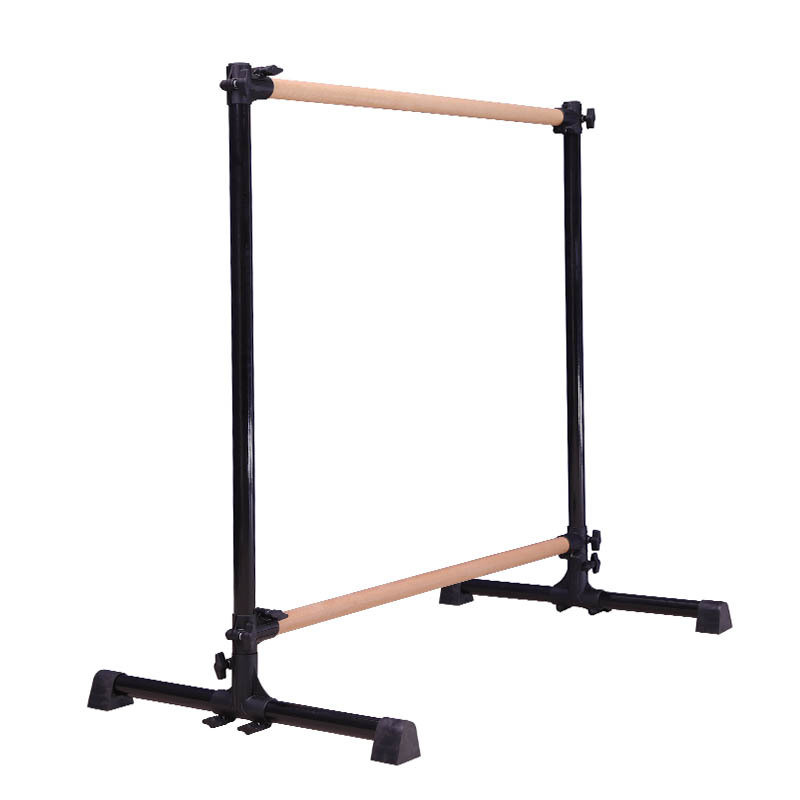 舞蹈把杆家用移动式儿童练功杆基本功双层压腿杆木杆把杆压腿杆