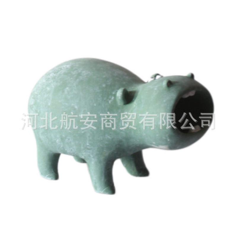现代简约创意树脂小动物饰品儿童房样板房售楼处桌面茶几软装摆件