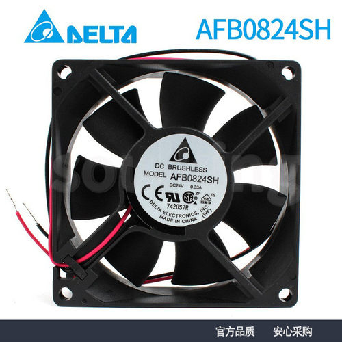 原装台达AFB0824SH802524V0.33A8厘米双滚珠变频器散热风扇