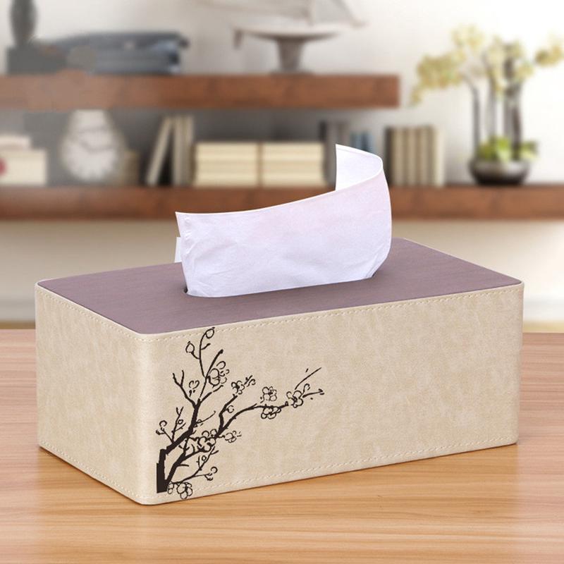 轻奢纸巾盒大理石创意皮质客厅酒店办公室高档抽纸盒印制logo定制