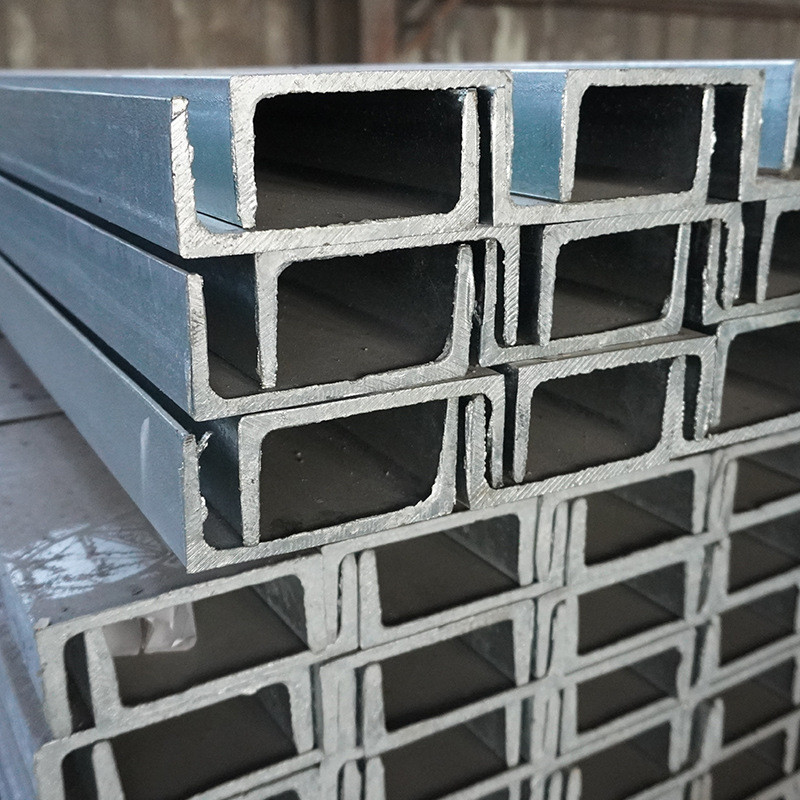 镀锌槽钢建筑钢结构用型钢u镀锌工程幕墙支撑热浸锌槽铁厂家