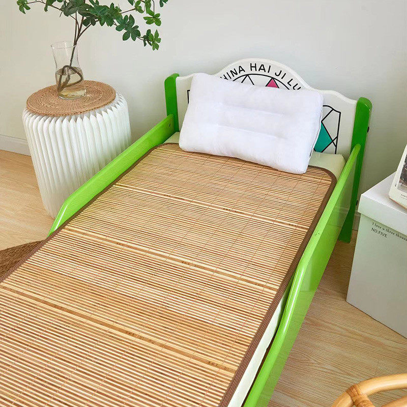 天然夏季藤席双面幼儿园竹席儿童凉席冰藤席子托育中心午睡小席子