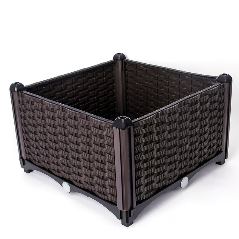 阳台种菜盆加厚长方形花盆组合式种菜箱蔬菜种植盆批发种植箱塑料