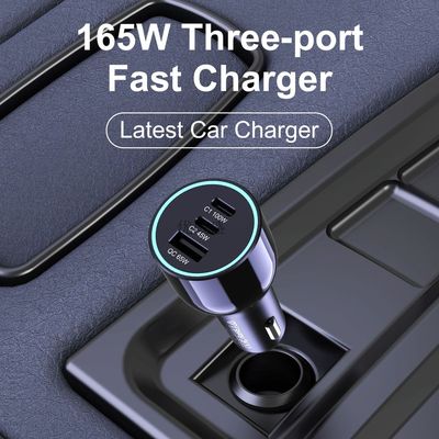 热销120w快速车载充电器pd100w65w30w大功率车充qc3.0汽车充电器