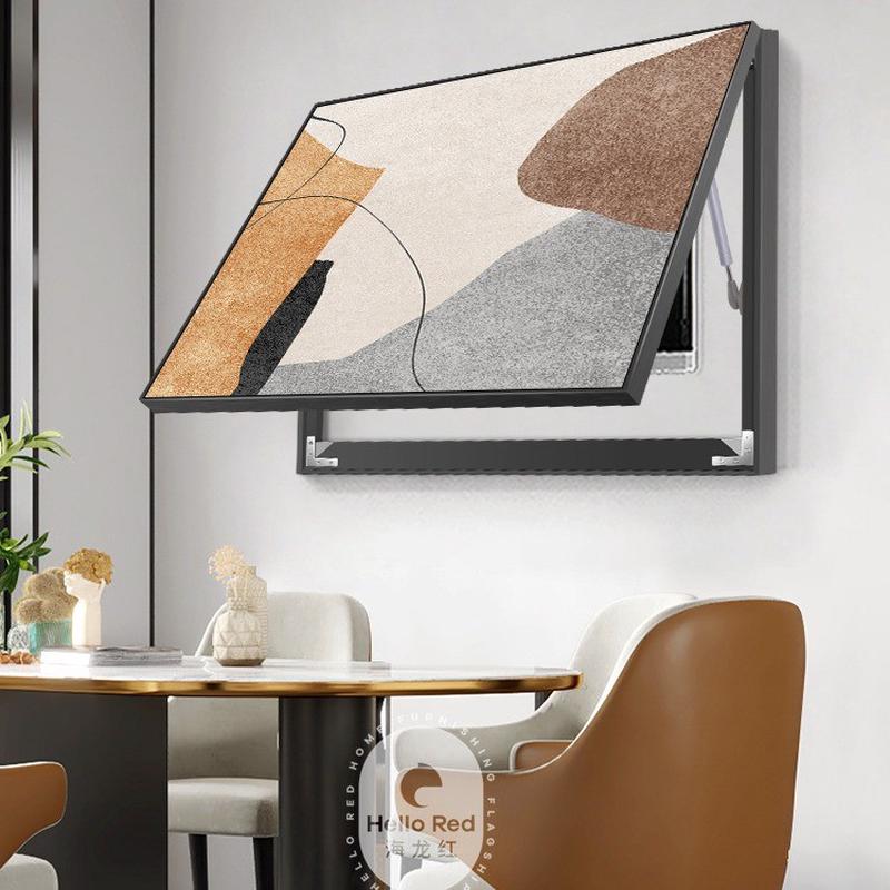 简约现代抽象电表箱画装饰画餐厅客厅壁画装饰遮挡总电箱配电箱画