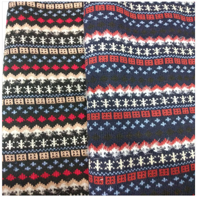 箱包提花布粗针毛线提花抱枕色织鞋帽工艺品布料粗针羽毛提花面料