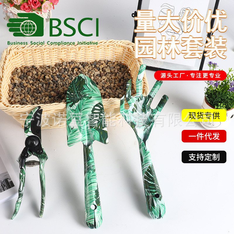 园艺多肉工具套装多肉植物阳台养花浇水壶铲子铁锹锄头迷你三件套