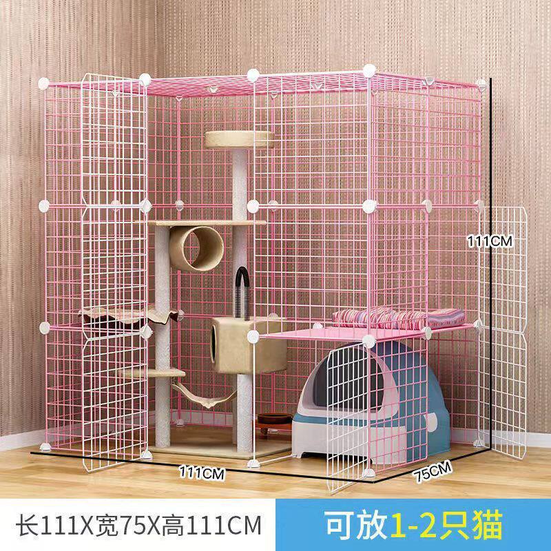 猫笼子家用大号猫窝别墅三层猫舍小猫的房子两层猫屋猫咪用品