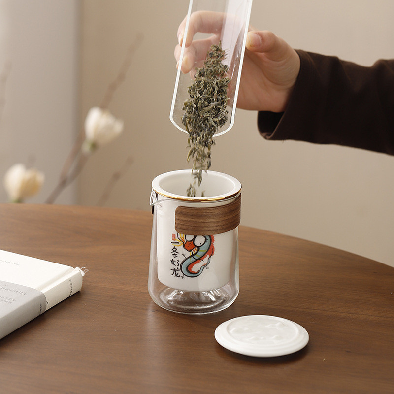热销小神外出旅行茶具套装便携捷式龙快客杯一壶三杯精致户外泡茶